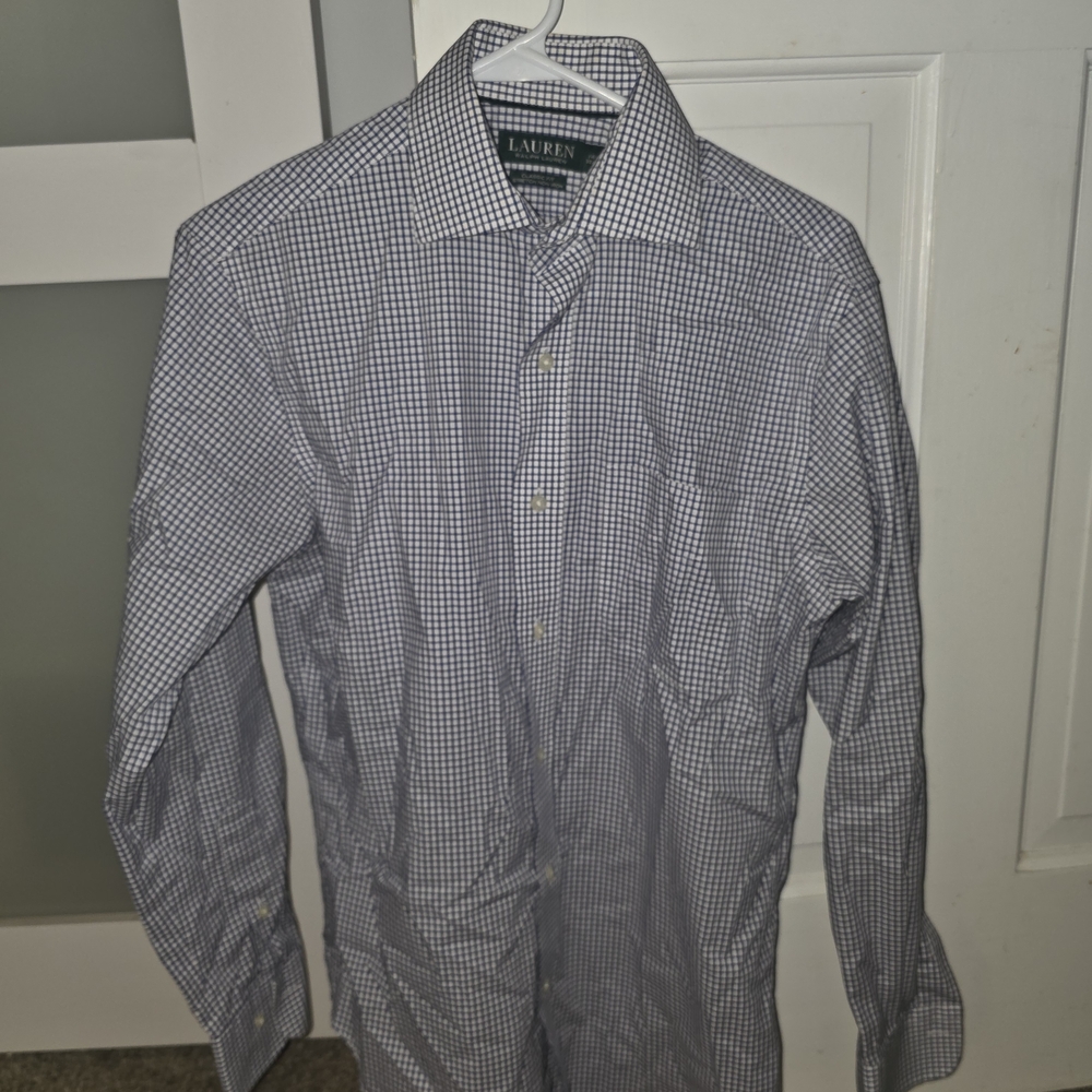 Men's Blue Checkered Shirt